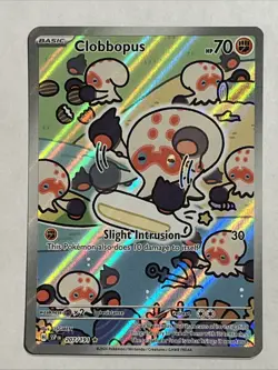 Clobbopus 207/191 Surging Sparks Illustration Rare Full Art Holo Pokemon TCG NM - Image 1