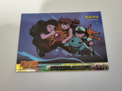 Topps Pokemon #17 Underwater Adventure, Raised Holo/Foil, Mewtwo Strikes... - Image 1