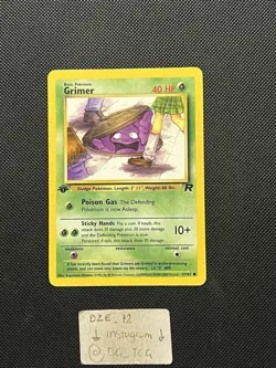 Pokemon WOTC Team Rocket - Grimer - 57/82 - Non Holo Common - 1st Edition - NM - Image 1