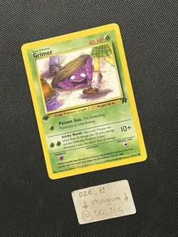 Pokemon WOTC Team Rocket - Grimer - 57/82 - Non Holo Common - 1st Edition - NM - Image 3