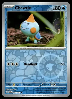 CHEWTLE 43/142 COMMON STELLAR CROWN POKEMON - Image 1