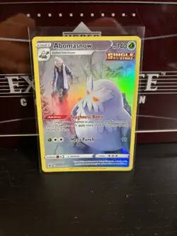 Pokemon TCG Abomasnow Sword & Shield - Astral Radiance TG01/TG30 Holo Rare NM/M - Image 1