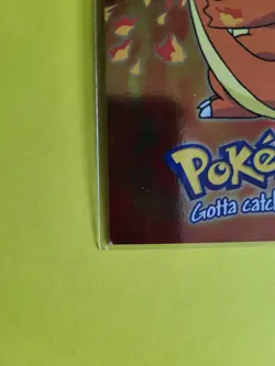 Topps Pokemon Evolution Charmander E4 of 12, Blue Logo, Never Played, Holo - Image 3