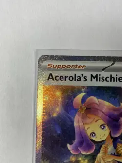 Pokemon TCG Mega Evolutions Acerola’s Mischief SIR 183/132 Near Mint - Image 3