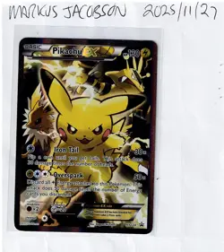 PIKACHU EX XY PROMO LP NM- POKEMON - Image 1