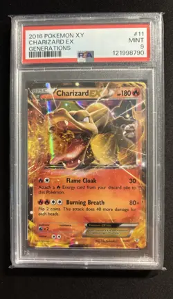 PSA 9 Mint 2016 Pokemon XY Generations Charizard EX 11/83 - Image 1