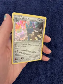 Lucario - 63/124 - Holo Rare - XY Fates Collide - Pokemon TCG NM - Image 3
