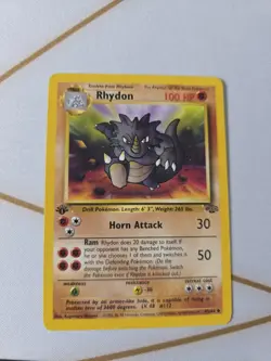Pokemon TCG Vintage Rhydon 45/64 Jungle 1st Edition - Image 1