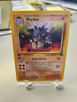 Rhydon Jungle Pokemon TCG 45/64 Regular 1st Edition Uncommon DPK 339 - Image 1