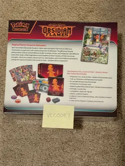 Pokemon Elite Trainer Box ETB Scarlet Violet Obsidian Flames Sealed and NEW - Image 2