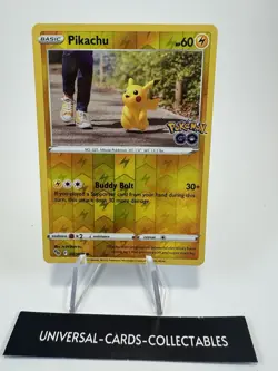 Pikachu 027/078 Pokemon GO Reverse Holo NM - Image 1