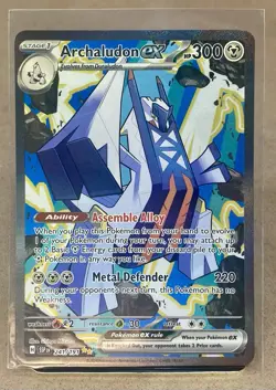 Archaludon ex NM SIR 241/191 Sv08: Surging Sparks Pokemon TCG Holo - Image 1