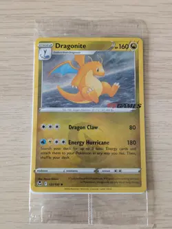 Dragonite 131/195 - SEALED EB Games Stamped Promo - Silver Tempest - Pokemon - Image 1