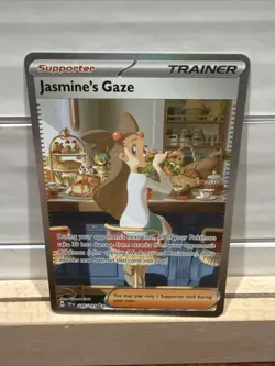 Pokemon TCG Jasmine's Gaze Full Art Holo Trainer Surging Sparks #245/191 - Image 1