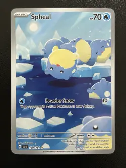 2024 Pokemon Surging Sparks SPHEAL Illustration Rare 199/191 Fresh NM (A) - Image 1