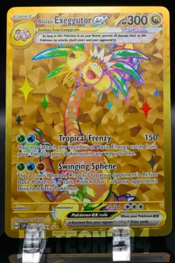 Pokemon TCG - Alolan Exeggutor EX Hyper Rare 248/191 Sv08: Surging Sparks Holo - Image 1