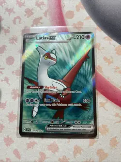 Pokemon Latias EX TCG 220/191 NM Surging Sparks Full Art Ultra Rare SV Holo - Image 1