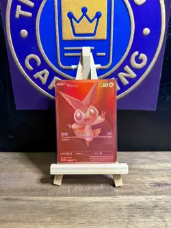 Pokemon TCG Victini 171/086 Black Bolt Full Art Reverse Holo Secret Rare - Image 1