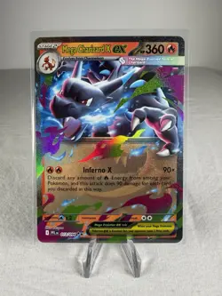 Pokemon TCG Mega Charizard X Ex 013/094 Double Rare Phantasmal Flames - Image 1