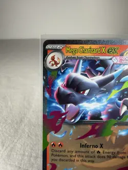 Pokemon TCG Mega Charizard X Ex 013/094 Double Rare Phantasmal Flames - Image 3