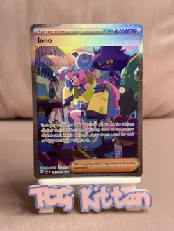Iono 237/091 Paldean Fates Special Illustration Rare Pokemon - TCGKITTEN - Image 1