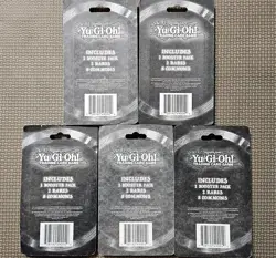 Yugioh Lot of 5 Sealed Blister Packs. LOB, MRD, SRL, PSV, IOC Booster Packs - Image 5