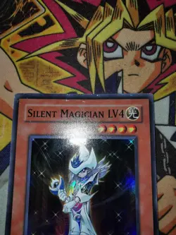 Silent Magician LV4 ntr-en001 (LP/MP) Super Rare Yu-Gi-Oh! - Image 2