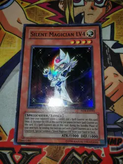 Silent Magician LV4 ntr-en001 (LP/MP) Super Rare Yu-Gi-Oh! - Image 4
