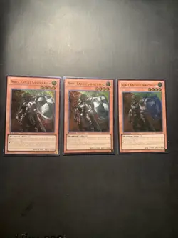 Yugioh! 3x Noble Knight Gwalchavad Ultimate Rare - LTGY-EN081 1st Edition - ENG. - Image 1