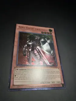 Yugioh! 3x Noble Knight Gwalchavad Ultimate Rare - LTGY-EN081 1st Edition - ENG. - Image 4