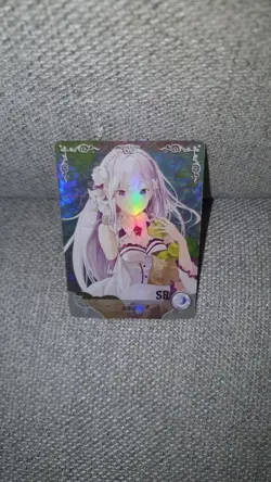 Goddess Story SR EMELIA RE:ZERO ANIME WAIFU DOUJIN CARD - Image 2