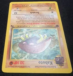Kabuto Fossil 1st Edition 50/62 Pokemon TCG Card - LP - Image 4