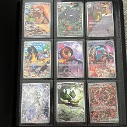 Pokemon TCG Binder With Mixed Lot Of 63 Cards Ft Haunter, Ninetails and Machamp - Image 1