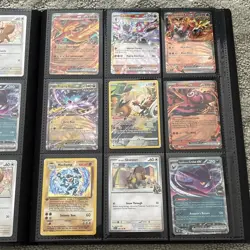 Pokemon TCG Binder With Mixed Lot Of 63 Cards Ft Haunter, Ninetails and Machamp - Image 5
