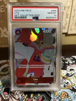 2023 UTA One Piece Card Game Gift Collection 2023 OP01 - 005 PSA 10 GEM MINT - Image 1