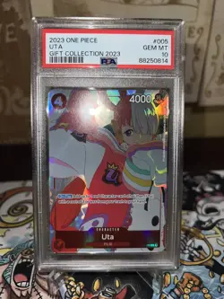 2023 UTA One Piece Card Game Gift Collection 2023 OP01 - 005 PSA 10 GEM MINT - Image 3
