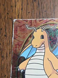 1999 Topps Pokemon Holo Foil Dragonite #149 E12 of 12 Damaged Poor Card - Image 5