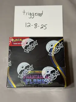 Pokemon Card TCG Phantasmal Flames Booster Box New Sealed 36 Pack Display - Image 1
