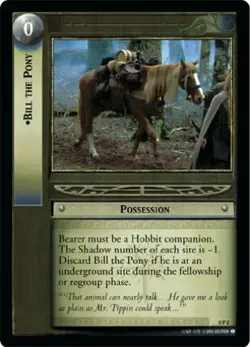 LOTR TCG Promo Set 0P2 BILL THE PONY NM/MINT unplayed condition - Image 1