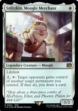 Stiltzkin, Moogle Merchant FOIL Final Fantasy Magic MTG NM - Image 1