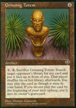 1 x Grinning Totem - Mirage - Light Play - MTG - Image 1
