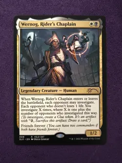 MTG Universes Within R Wernog Rider's Chaplain #008 Secret Lair Parallels - Image 1