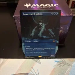 MTG x1 Consecrated Sphinx (Borderless) Double Masters 2022 Foil NM - Image 1
