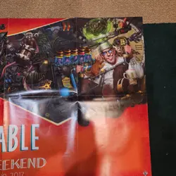 Magic The Gathering Poster MTG Unstable Draft Weekend Promotional 28" x 22"2017 - Image 2