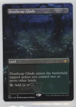 Deathcap Glade (Alternate-Art Borderless) Magic: Innistrad: Crimson Vow #281 - Image 1