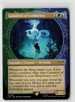 MTG Galadriel Of Lothlorien Showcase 321 Lord Of The Rings LOTR x1 NM Rare - Image 1