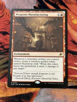 Weapons Manufacturing - Edge of Eternities - Enchantment - Rare - EOE 168 - - Image 1