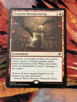 Weapons Manufacturing - Edge of Eternities - Enchantment - Rare - EOE 168 - - Image 2