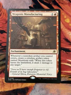 Weapons Manufacturing - Edge of Eternities - Enchantment - Rare - EOE 168 - - Image 4
