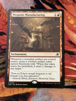 Weapons Manufacturing - Edge of Eternities - Enchantment - Rare - EOE 168 - - Image 5